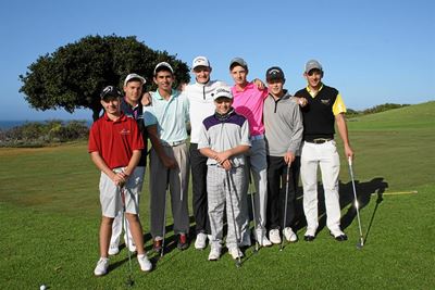 Junior golfers in tournament in Stilbaai